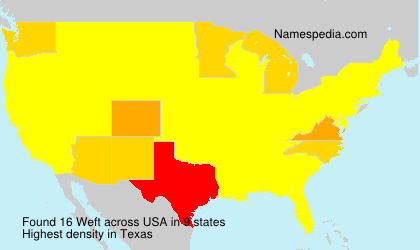 Surname Weft in USA Surname Weft in USA