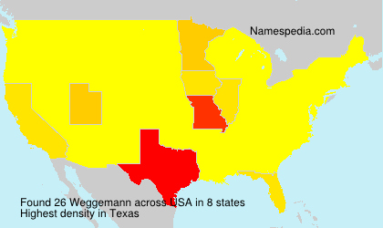 Surname Weggemann in USA Surname Weggemann in USA