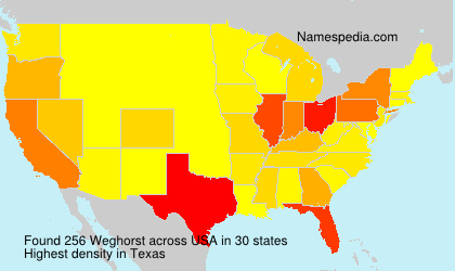 Surname Weghorst in USA Surname Weghorst in USA