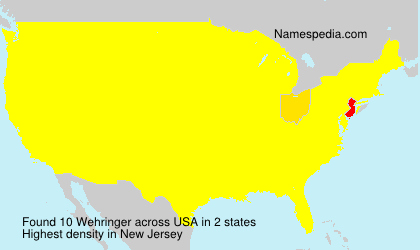 Surname Wehringer in USA Surname Wehringer in USA