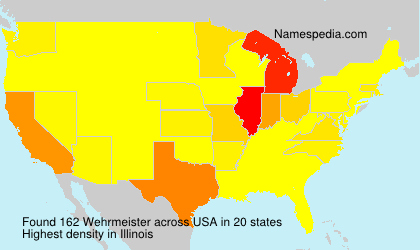 Surname Wehrmeister in USA Surname Wehrmeister in USA