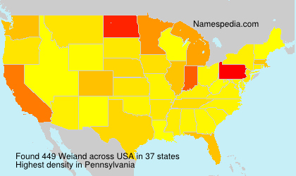 Surname Weiand in USA Surname Weiand in USA