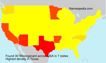 Surname Weickgenant in USA Surname Weickgenant in USA