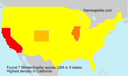 Surname Weidenhoefer in USA Surname Weidenhoefer in USA