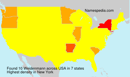 Surname Weidenmann in USA Surname Weidenmann in USA