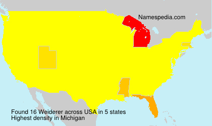 Surname Weiderer in USA Surname Weiderer in USA