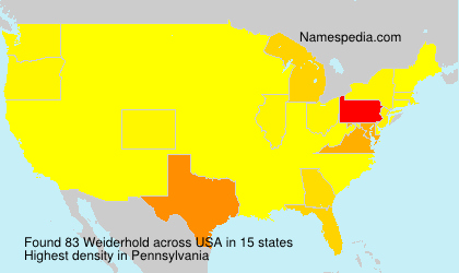 Surname Weiderhold in USA Surname Weiderhold in USA