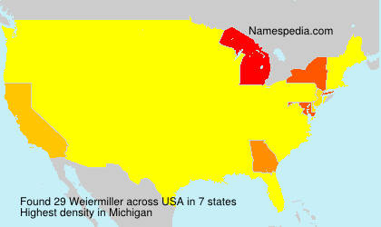 Surname Weiermiller in USA Surname Weiermiller in USA