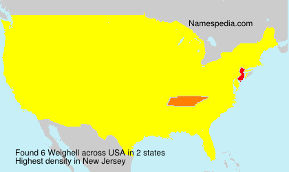Surname Weighell in USA Surname Weighell in USA