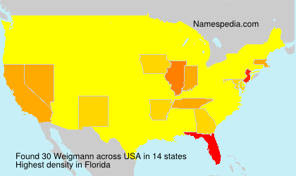 Surname Weigmann in USA Surname Weigmann in USA