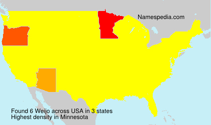Surname Weijo in USA Surname Weijo in USA