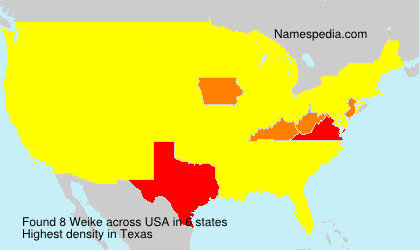 Surname Weike in USA Surname Weike in USA