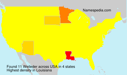 Surname Weileder in USA Surname Weileder in USA