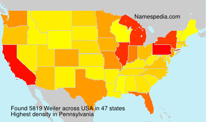 Surname Weiler in USA Surname Weiler in USA