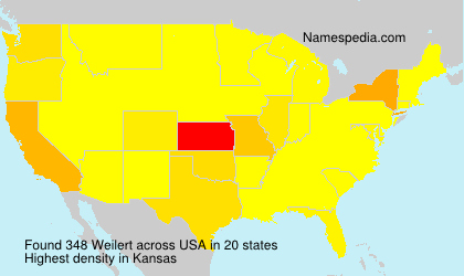 Surname Weilert in USA Surname Weilert in USA