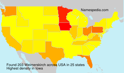Surname Weimerskirch in USA Surname Weimerskirch in USA