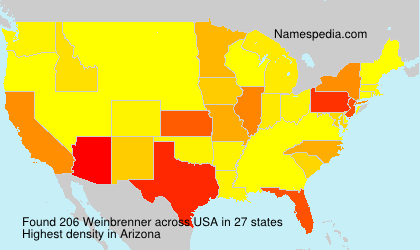 Surname Weinbrenner in USA Surname Weinbrenner in USA