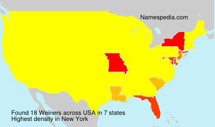 Surname Weiners in USA Surname Weiners in USA