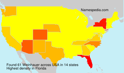 Surname Weinhauer in USA Surname Weinhauer in USA