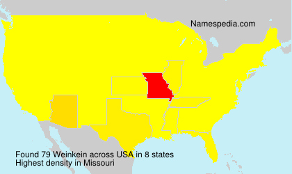 Surname Weinkein in USA Surname Weinkein in USA