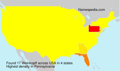 Surname Weinkopff in USA Surname Weinkopff in USA