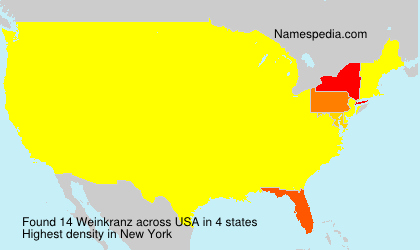 Surname Weinkranz in USA Surname Weinkranz in USA