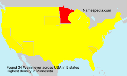 Surname Weinmeyer in USA Surname Weinmeyer in USA