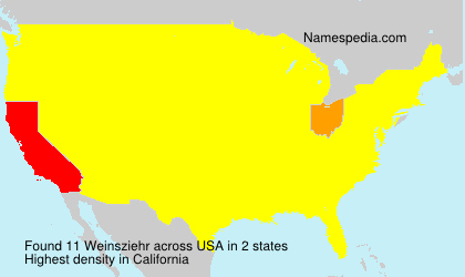 Surname Weinsziehr in USA Surname Weinsziehr in USA