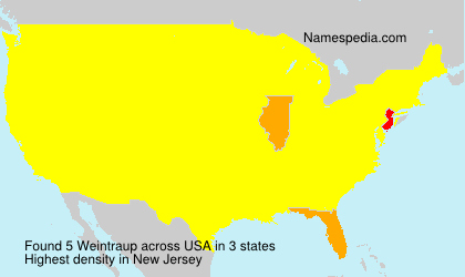 Surname Weintraup in USA Surname Weintraup in USA