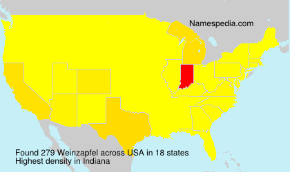 Surname Weinzapfel in USA Surname Weinzapfel in USA