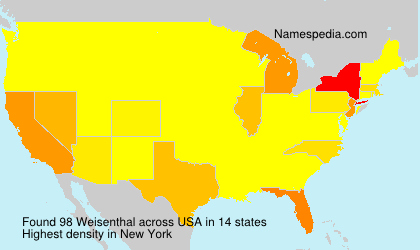 Surname Weisenthal in USA Surname Weisenthal in USA