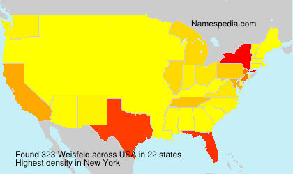 Surname Weisfeld in USA Surname Weisfeld in USA
