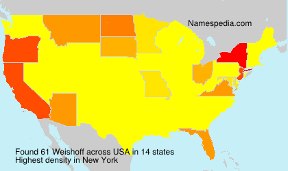 Surname Weishoff in USA Surname Weishoff in USA