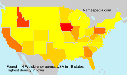 Surname Weiskircher in USA Surname Weiskircher in USA