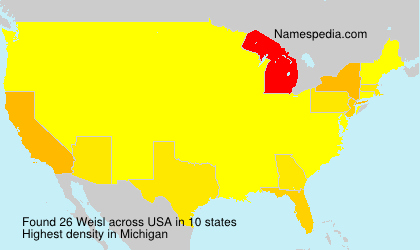 Surname Weisl in USA Surname Weisl in USA
