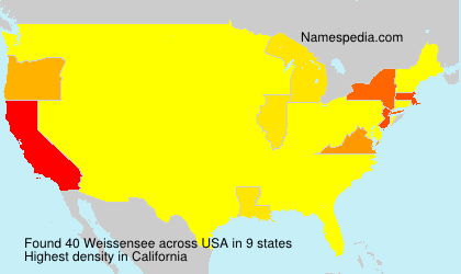 Surname Weissensee in USA Surname Weissensee in USA
