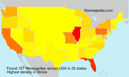 Surname Weissgerber in USA Surname Weissgerber in USA