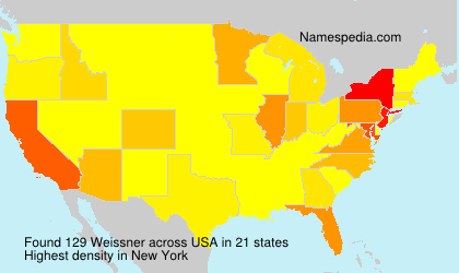 Surname Weissner in USA Surname Weissner in USA