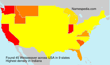 Surname Weisweaver in USA Surname Weisweaver in USA