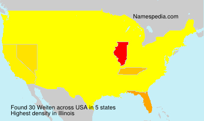 Surname Weiten in USA Surname Weiten in USA