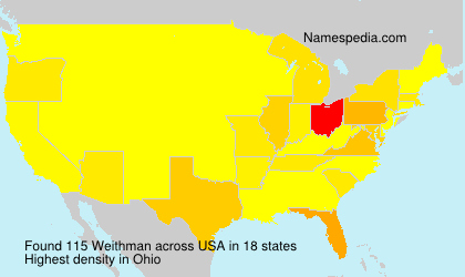 Surname Weithman in USA Surname Weithman in USA