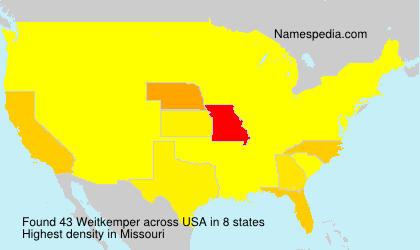 Surname Weitkemper in USA Surname Weitkemper in USA