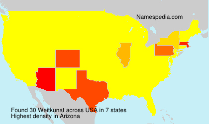 Surname Weitkunat in USA Surname Weitkunat in USA