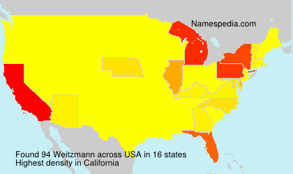 Surname Weitzmann in USA Surname Weitzmann in USA