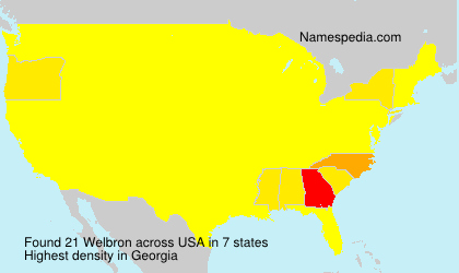 Surname Welbron in USA Surname Welbron in USA