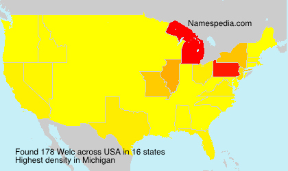 Surname Welc in USA Surname Welc in USA