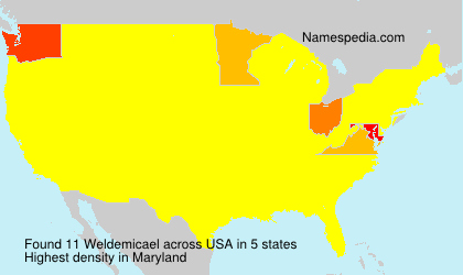 Surname Weldemicael in USA Surname Weldemicael in USA