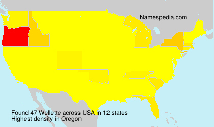 Surname Wellette in USA Surname Wellette in USA