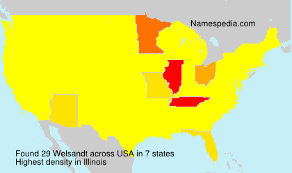 Surname Welsandt in USA Surname Welsandt in USA