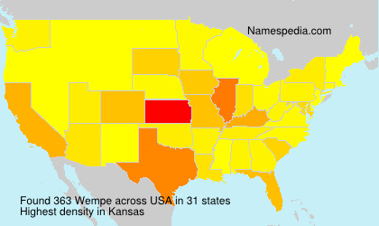 Surname Wempe in USA Surname Wempe in USA